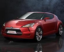 Hyundai Coupé-Studie Veloster mit Brennstoffzellen-Antrieb.